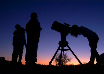 The current position of the planets